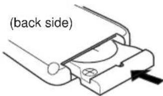 JVC KDLX330R - Return the battery holder. - 1