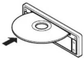 JVC KDLX330R - Insérez un disque dans la fente de d'insertion. - 1