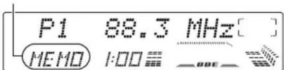 JVC KDLX330R - Press and hold the number button (in this example, 1) for more than 2 seconds. - 3