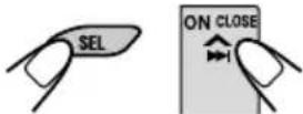 JVC KDLX330R - Registering the password - 1
