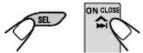 JVC KDLX330R - Maintenez presses ces deux touches pendant plus de 2 secondes. - 1
