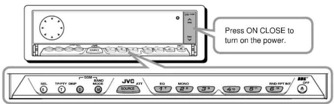 JVC KDLX111R - Setting the clock - 9