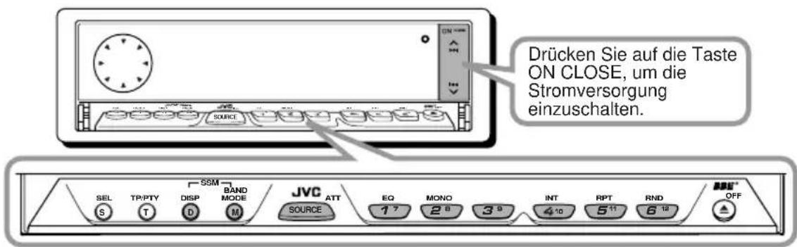 JVC KDLX111R - Stellen der Uhr - 9