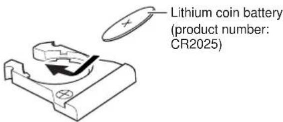 JVC KDLX111R - Place the battery. - 1