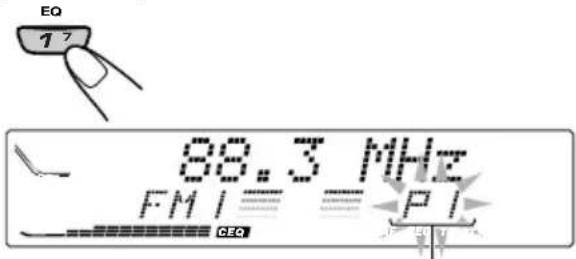 JVC KDLX111R - Présélection manuelle - 4