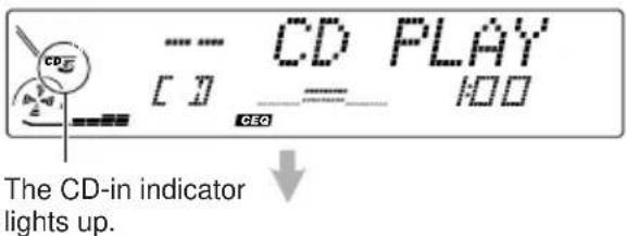 JVC KDLX111R - Insert a disc into the loading slot. - 2