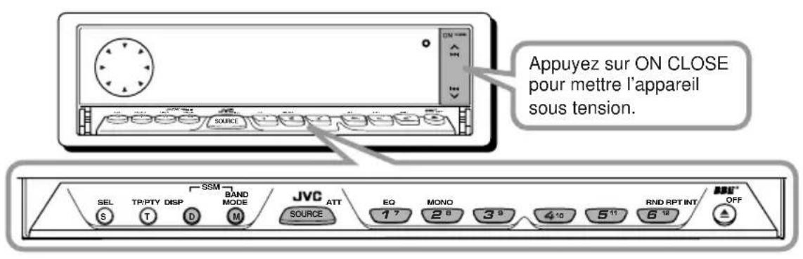 JVC KDLX111R - Réglage de l'horloge - 9