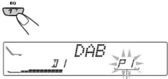 JVC KDLX111R - Wahlen Sie den gewünschten Dienst des Ensemble. - 3