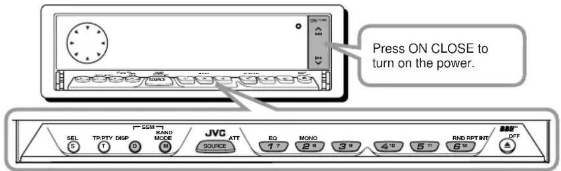 JVC KDLX111R - Operate the external component. - 1