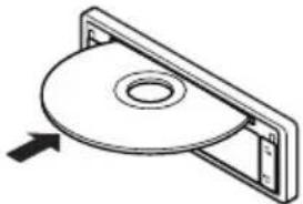 JVC KDLX111R - Insert a disc into the loading slot. - 1