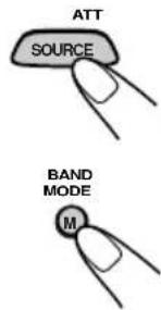 JVC KDLX111R - Select the FM band (FM1 - 3) you want to store FM stations into. - 1