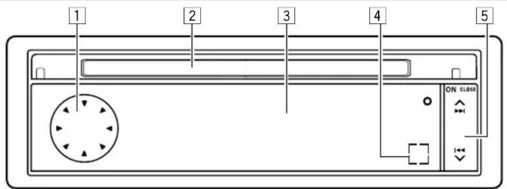 JVC KDLX111R - Bedienblende - 1