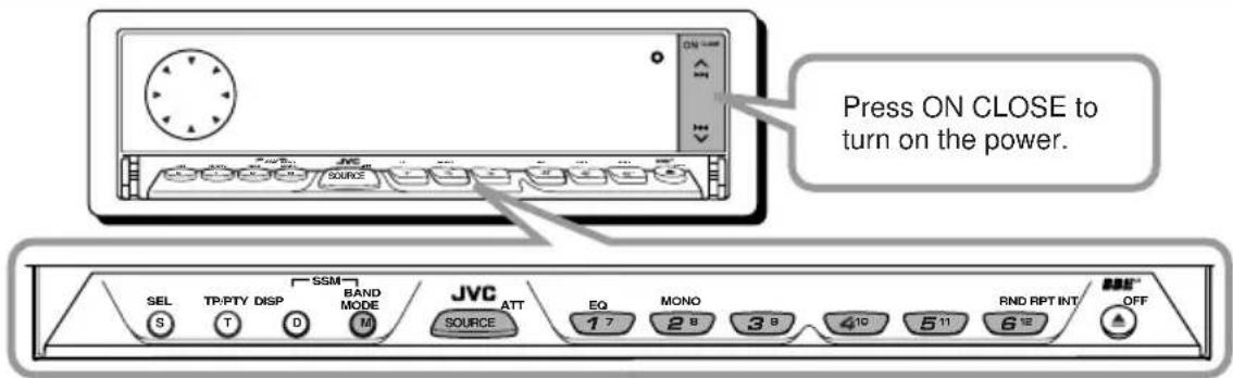 JVC KDLX111R - To change the password - 1