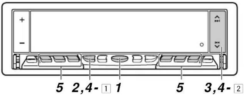 JVC KDLX10R - Sichern von DAB-Diensten im Speicher - 2