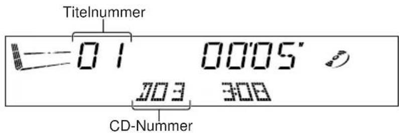JVC KDLX10R - Zum direkten Anwahlen einer bestimmten CD - 2