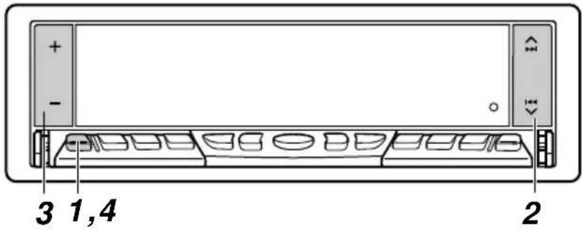 JVC KDLX10R - Sélection de votre programme préfééré pour l'attente de réception PTY - 1