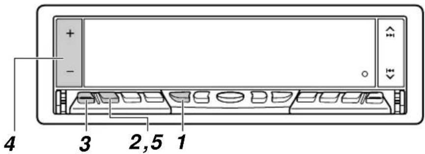JVC KDLX10R - Speichern inner eigenen Klangeinstellungen - 1