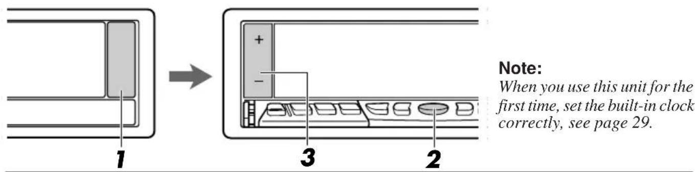 JVC KDLX10R - How to use the number buttons: - 2