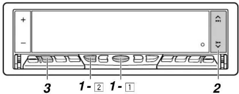 JVC KDLX10R - Présélection manuelle - 1