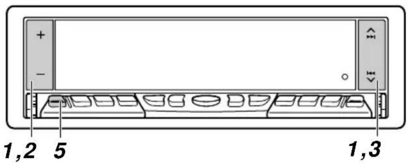 JVC KDLX10R - Enregistrement du mot de passer - 1
