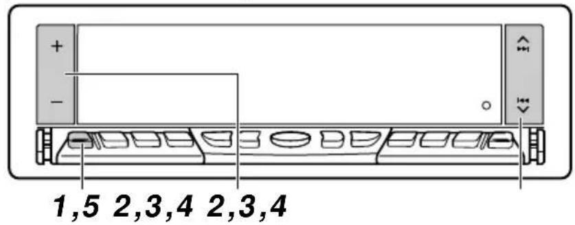 JVC KDLX10R - Klok instellen - 1