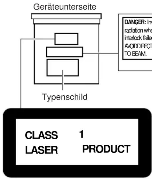 JVC KDLX10R - Abbildung und Position der am Gerät befindlichen Aufkleber - 1