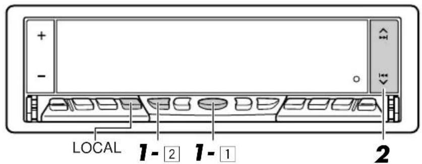 JVC KDLX10R - Searching a station automatically: Auto search - 1