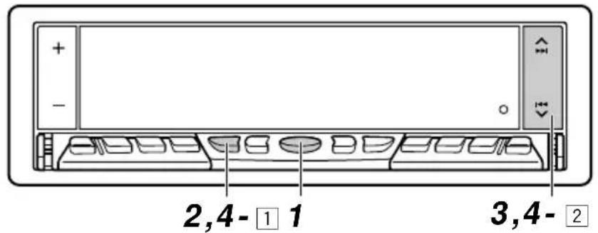 JVC KDLX10R - Afstemmen op een ensemble en op een van de services - 1