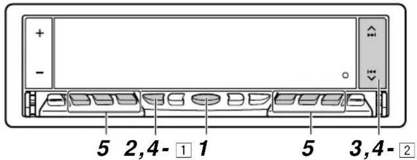 JVC KDLX10R - Mémorisation de services DAB - 1
