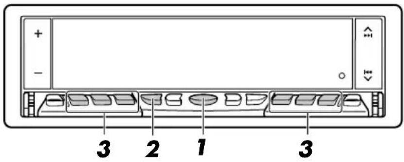 JVC KDLX10R - Tuning into a preset DAB service - 1