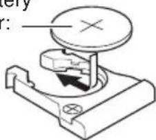 JVC KDLX10R - Installing the battery - 2