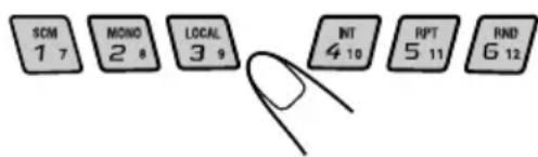 JVC KDLX10R - Pour utiliser ces touches comme touche numérique après avoir appuyé sur MODE - 2