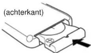 JVC KDLX110R - Plaats de batterijhouser terug in positie. - 1