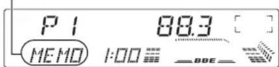 JVC KDLX110R - Press and hold the number button (in this example, 1) for more than 2 seconds. - 3