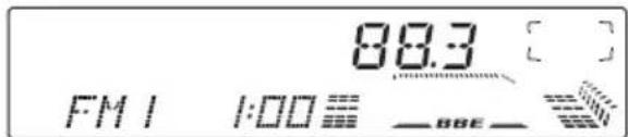 JVC KDLX110R - Accordez une station à 88,3 MHz. - 2
