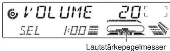 JVC KDLX110R - Die Lautstärke einstellen. - 2