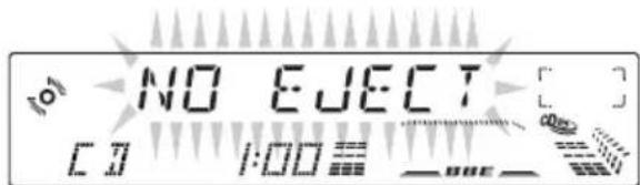 JVC KDLX110R - Prohibiting CD ejection - 1