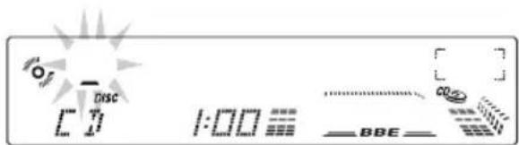 JVC KDLX110R - Druk minimaal 2 seconden op SEL (selecteren) verwijl u DISP ingedrukt houdt. - 2