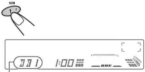 JVC KDLX110R - Select a service of the ensemble you want. - 3