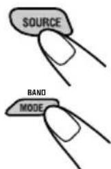 JVC KDLX110R - Select the band. - 1