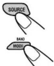 JVC KDLX110R - Select the band (FM1). - 1