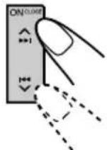 JVC KDLX110R - Move the character entry position to the next. - 1