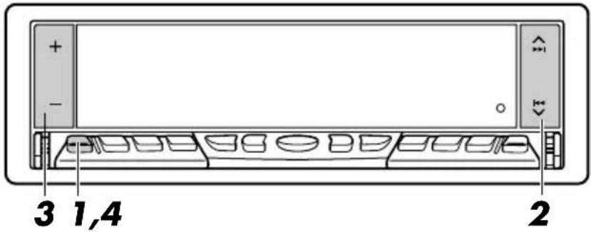 JVC KDLX50R - Sélection de votre programme préféré pour l'attente de réception PTY - 1