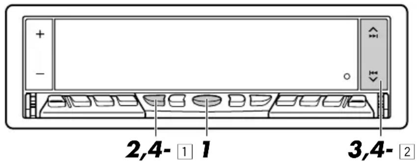 JVC KDLX50R - Einstellen eines Ensembles und eines Dienstes - 1
