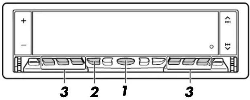 JVC KDLX50R - Tuning into a preset DAB service - 1