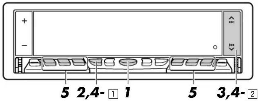 JVC KDLX50R - Sichern von DAB-Diensten im Speicher - 2