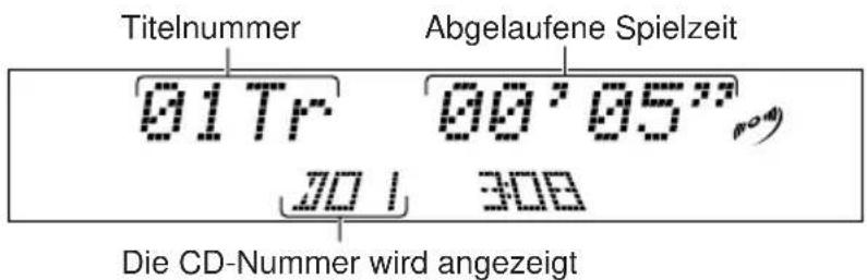 JVC KDLX50R - Den automatischen CD-Wechsler wählen. - 1