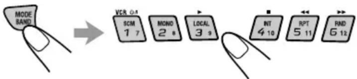 JVC KDLX50R - How to use the number buttons: - 1