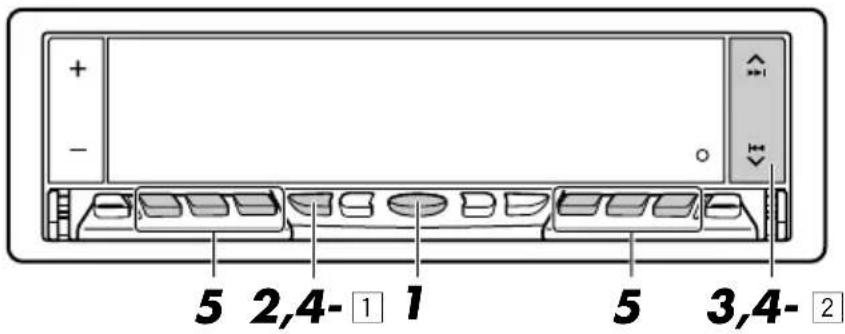 JVC KDLX50R - DAB-frequencies in het geheugen opslaan - 1