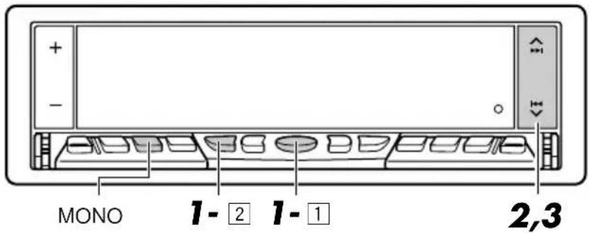 JVC KDLX50R - Manuelles Suchen eines Senders: Manueller Suchlauf - 1